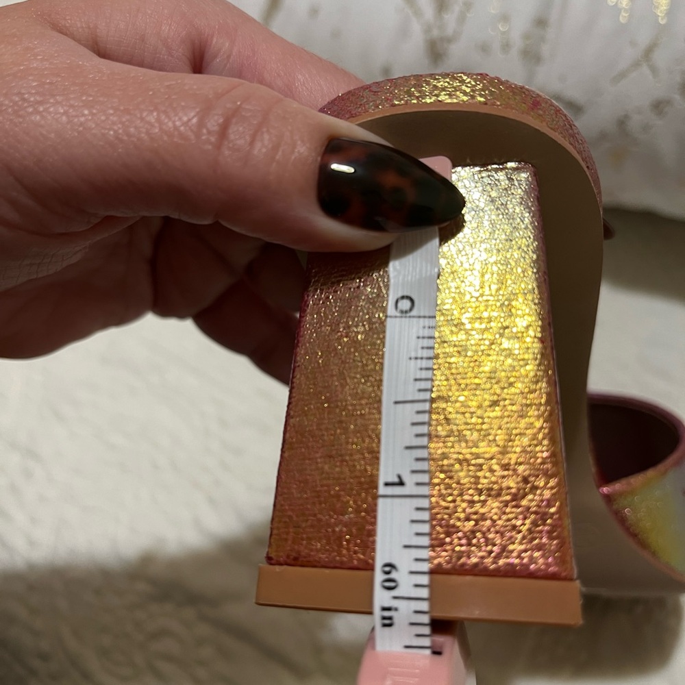 Rouge Helium Iridescent Mules - Picture 6 of 6